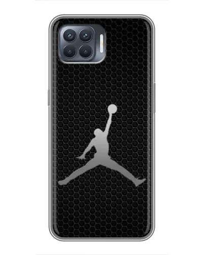 Чехол для OPPO Reno 4 Lite с картинкой «Jordan Dark Carbon» Чехол для OPPO Reno 4 Lite с картинкой «Jordan Dark Carbon»