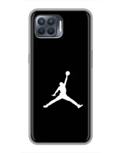 Чехол для OPPO Reno 4 Lite с картинкой «Jordan Silhouette»
