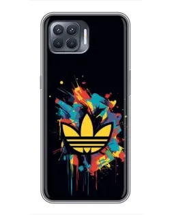 Чехол для OPPO Reno 4 Lite с картинкой «Adidas Splash» Чехол для OPPO Reno 4 Lite с картинкой «Adidas Splash»