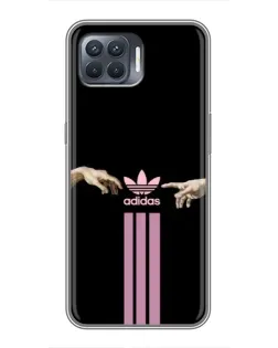 Чехол для OPPO Reno 4 Lite с картинкой «Adidas Hands»