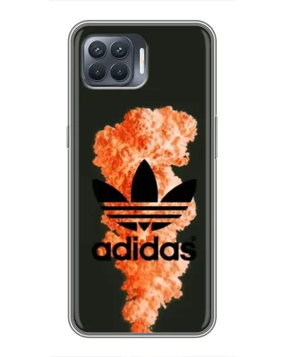 Чехол для OPPO Reno 4 Lite с картинкой «Оранжевый дым Adidas» Чехол для OPPO Reno 4 Lite с картинкой «Оранжевый дым Adidas»