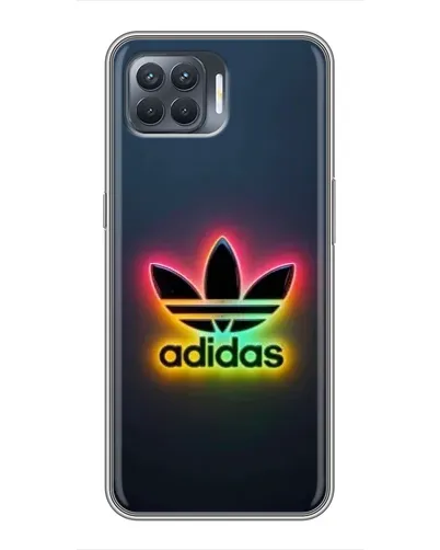 Чехол для OPPO Reno 4 Lite с картинкой «Неоновый Adidas» Чехол для OPPO Reno 4 Lite с картинкой «Неоновый Adidas»