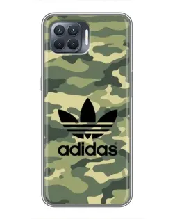 Чехол для OPPO Reno 4 Lite с картинкой «Милитари стиль Adidas»