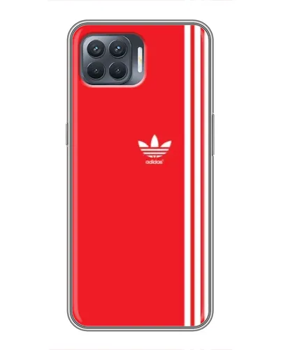 Чехол для OPPO Reno 4 Lite с картинкой «Красный минимализм Adidas» Чехол для OPPO Reno 4 Lite с картинкой «Красный минимализм Adidas»