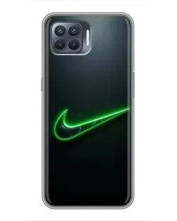 Чохол для OPPO Reno 4 Lite з картинкою «Неоновий контур Nike» Чохол для OPPO Reno 4 Lite з картинкою «Неоновий контур Nike»