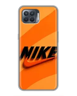 Чехол для OPPO Reno 4 Lite с картинкой «Оранжевый драйв Nike» Чехол для OPPO Reno 4 Lite с картинкой «Оранжевый драйв Nike»