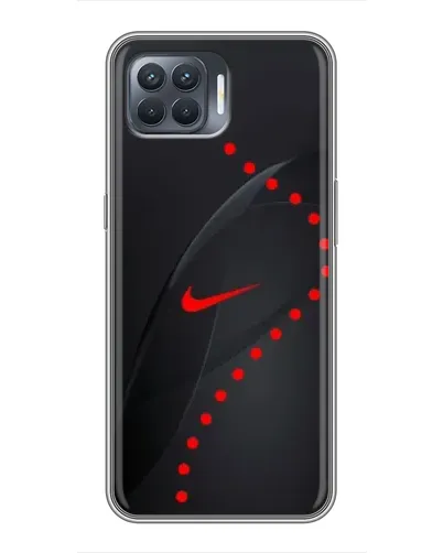 Чехол для OPPO Reno 4 Lite с картинкой «Абстрактный дизайн Nike»