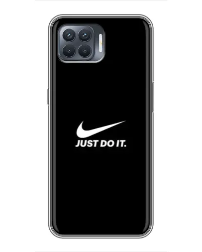 Чехол для OPPO Reno 4 Lite с картинкой «Минимализм от Nike»