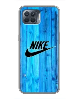 Чехол для OPPO Reno 4 Lite с картинкой «Голубое дерево Nike»