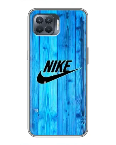 Чехол для OPPO Reno 4 Lite с картинкой «Голубое дерево Nike»