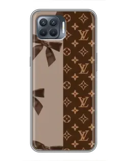 Чехол для OPPO Reno 4 Lite с картинкой «Louis Vuitton — банты»