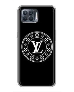 Чехол для OPPO Reno 4 Lite с картинкой «LV — печать стиля»