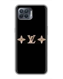 Чехол для OPPO Reno 4 Lite с картинкой «Louis Vuitton — минимализм»