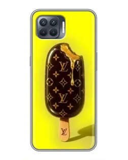 Чехол для OPPO Reno 4 Lite с картинкой «Мороженое от LV»