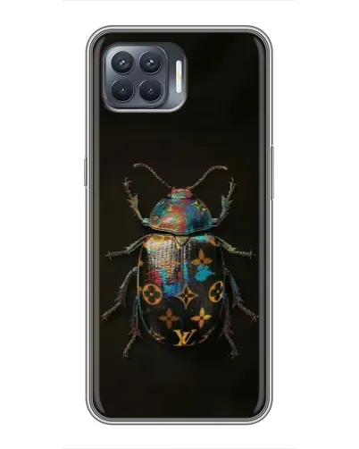 Чехол для OPPO Reno 4 Lite с картинкой «LV — мраморный принт» Чехол для OPPO Reno 4 Lite с картинкой «LV — мраморный принт»