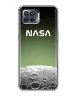 Чехол для OPPO Reno 4 Lite с картинкой «NASA — лунный градиент»