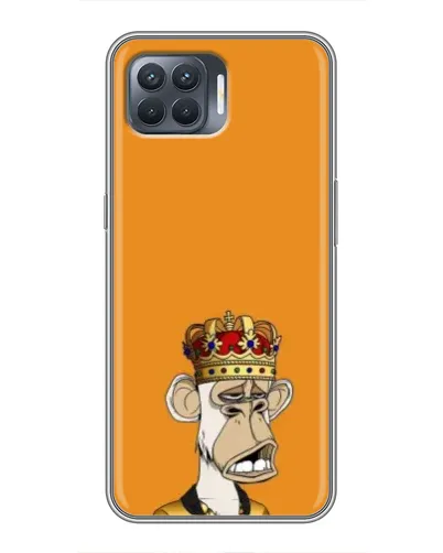 Чехол для OPPO Reno 4 Lite с картинкой «Золотая обезьяна Bored Ape» Чехол для OPPO Reno 4 Lite с картинкой «Золотая обезьяна Bored Ape»