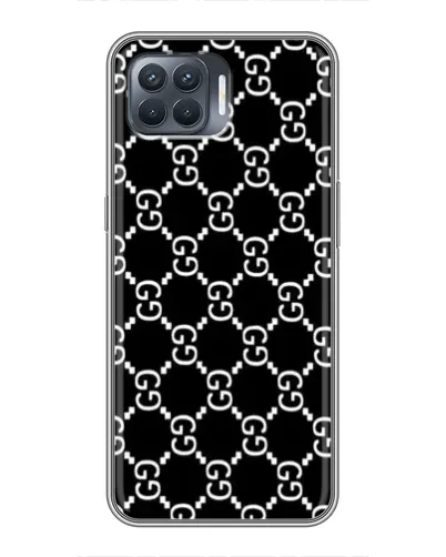 Чехол для OPPO Reno 4 Lite с картинкой «Gucci — сетчатый паттерн»