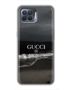 Чехол для OPPO Reno 4 Lite с картинкой «Gucci — морской прибой»