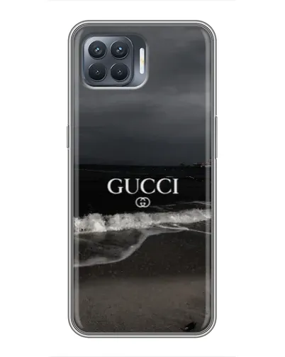 Чехол для OPPO Reno 4 Lite с картинкой «Gucci — морской прибой»