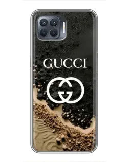 Чехол для OPPO Reno 4 Lite с картинкой «Gucci — песчаные дюны»