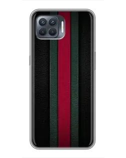 Чехол для OPPO Reno 4 Lite с картинкой «Gucci — неоновая линия»