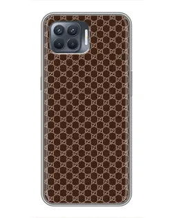 Чохол для OPPO Reno 4 Lite з картинкою «Gucci — шоколадна сітка»