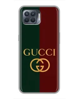 Чохол для OPPO Reno 4 Lite з картинкою «Gucci — темно-зелений градієнт»