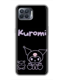 Чохол для OPPO Reno 4 Lite з картинкою «Kuromi — чорний мінімалізм» Чохол для OPPO Reno 4 Lite з картинкою «Kuromi — чорний мінімалізм»