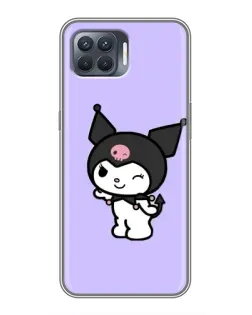 Чохол для OPPO Reno 4 Lite з картинкою «Класична Kuromi» Чохол для OPPO Reno 4 Lite з картинкою «Класична Kuromi»