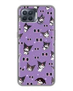 Чохол для OPPO Reno 4 Lite з картинкою «Kuromi — патерн» Чохол для OPPO Reno 4 Lite з картинкою «Kuromi — патерн»