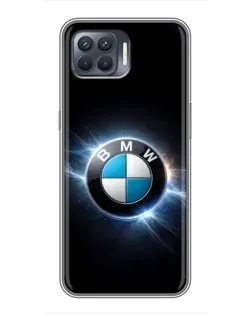 Чехол для OPPO Reno 4 Lite с картинкой «BMW — неоновое сияние» Чехол для OPPO Reno 4 Lite с картинкой «BMW — неоновое сияние»