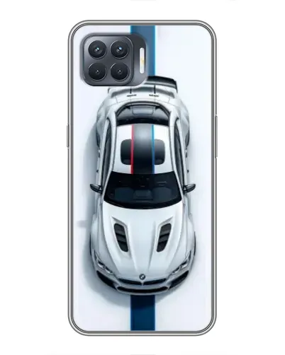 Чехол для OPPO Reno 4 Lite с картинкой «Вид сверху — BMW M» Чехол для OPPO Reno 4 Lite с картинкой «Вид сверху — BMW M»