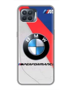 Чехол для OPPO Reno 4 Lite с картинкой «BMW Performance стиль» Чехол для OPPO Reno 4 Lite с картинкой «BMW Performance стиль»