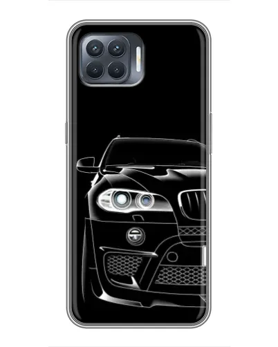 Чехол для OPPO Reno 4 Lite с картинкой «Темный силуэт BMW» Чехол для OPPO Reno 4 Lite с картинкой «Темный силуэт BMW»