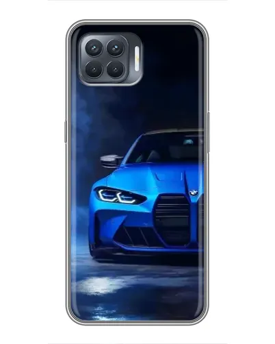 Чехол для OPPO Reno 4 Lite с картинкой «Голубая BMW M4» Чехол для OPPO Reno 4 Lite с картинкой «Голубая BMW M4»
