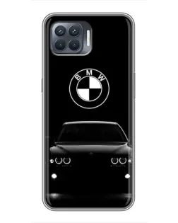 Чехол для OPPO Reno 4 Lite с картинкой «BMW — взгляд из темноты»