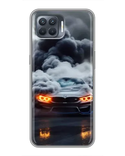 Чехол для OPPO Reno 4 Lite с картинкой «BMW в дыму» Чехол для OPPO Reno 4 Lite с картинкой «BMW в дыму»