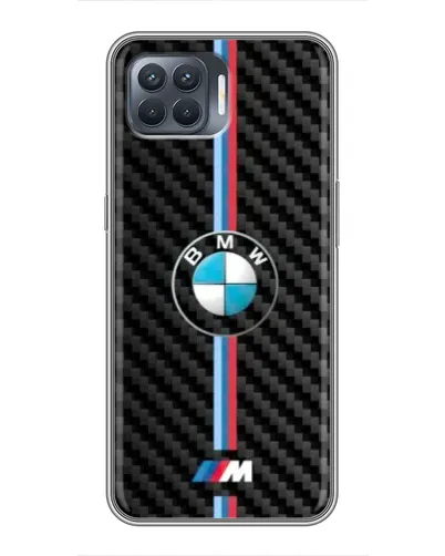 Чехол для OPPO Reno 4 Lite с картинкой «Эмблема BMW и карбон» Чехол для OPPO Reno 4 Lite с картинкой «Эмблема BMW и карбон»