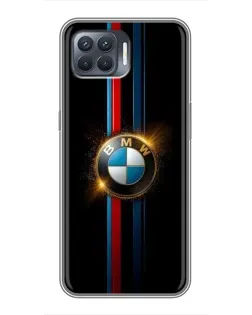 Чехол для OPPO Reno 4 Lite с картинкой «BMW M-Power неон»