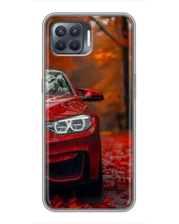 Чехол для OPPO Reno 4 Lite с картинкой «Осенняя BMW M4»