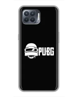 Чехол для OPPO Reno 4 Lite с картинкой «PUBG — классический лого»
