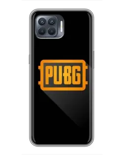 Чехол для OPPO Reno 4 Lite с картинкой «PUBG — рамка лого»