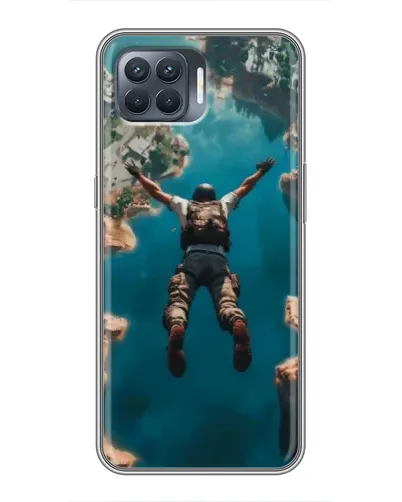 Чехол для OPPO Reno 4 Lite с картинкой «PUBG — свободное падение»
