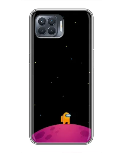 Чехол для OPPO Reno 4 Lite с картинкой «Одинокий герой на планете» Чехол для OPPO Reno 4 Lite с картинкой «Одинокий герой на планете»
