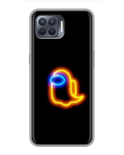 Чехол для OPPO Reno 4 Lite с картинкой «Among Us неоновое сияние» Чехол для OPPO Reno 4 Lite с картинкой «Among Us неоновое сияние»
