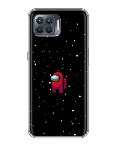 Чехол для OPPO Reno 4 Lite с картинкой «Красный Among Us» Чехол для OPPO Reno 4 Lite с картинкой «Красный Among Us»
