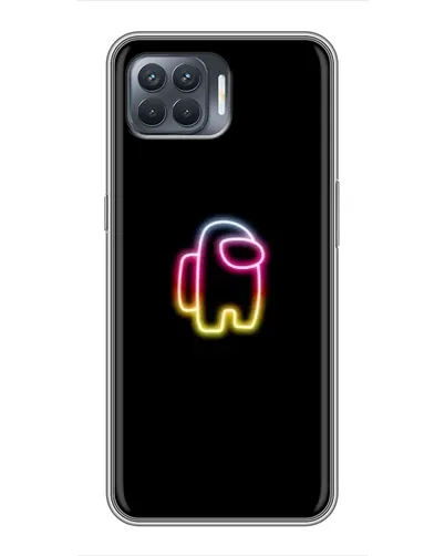 Чехол для OPPO Reno 4 Lite с картинкой «Among Us градиент» Чехол для OPPO Reno 4 Lite с картинкой «Among Us градиент»