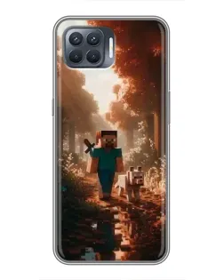 Чохол для OPPO Reno 4 Lite з картинкою «Стів у лісі» Чохол для OPPO Reno 4 Lite з картинкою «Стів у лісі»