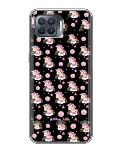 Чехол для OPPO Reno 4 Lite с картинкой «Magic Unicorn паттерн» Чехол для OPPO Reno 4 Lite с картинкой «Magic Unicorn паттерн»